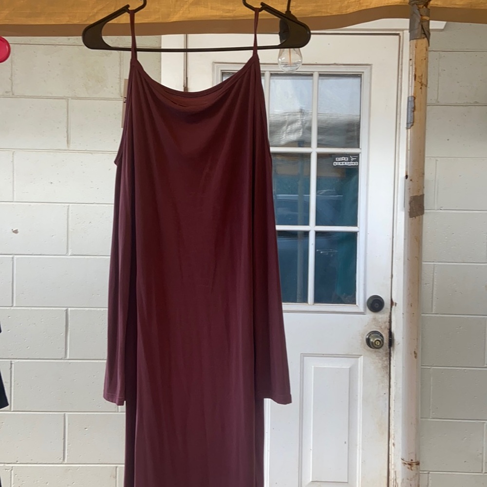 Women’s Mauve colored Cold shoulder dress
